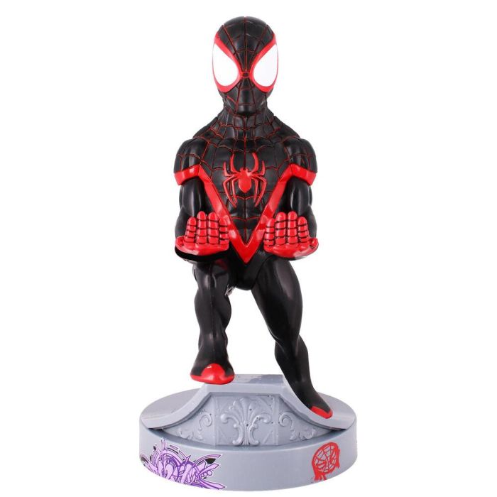 Cable Guy Miles Morales Spiderman Marvel, soporte de 21cm para mandos de PS5/Xbox y smartphones 5
