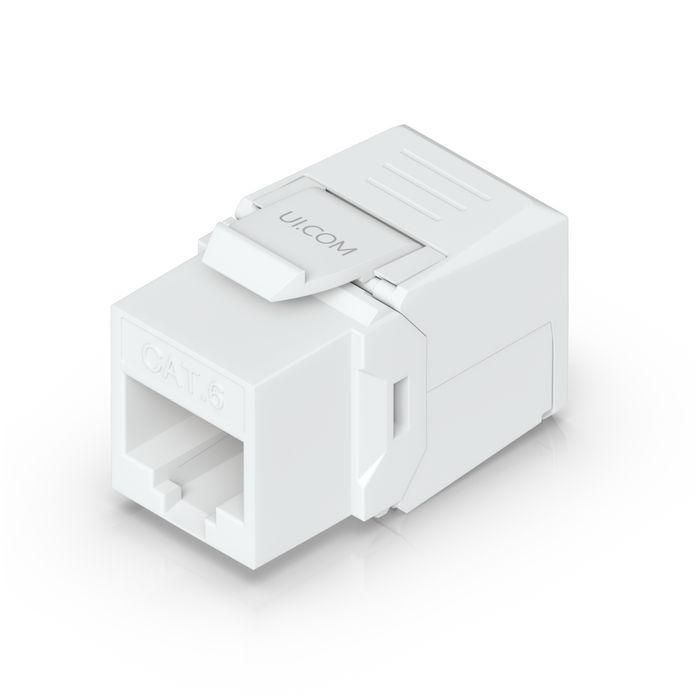 Ubiquiti Cat6 Keystone Jack sin Herramientas para Terminación Rápida de Cables Ethernet, Pack de 12 Unidades Ubiquiti Cat6 Keystone Jack sin Herramientas para Terminación Rápida de Cables Ethernet, Pack de 12 Unidades