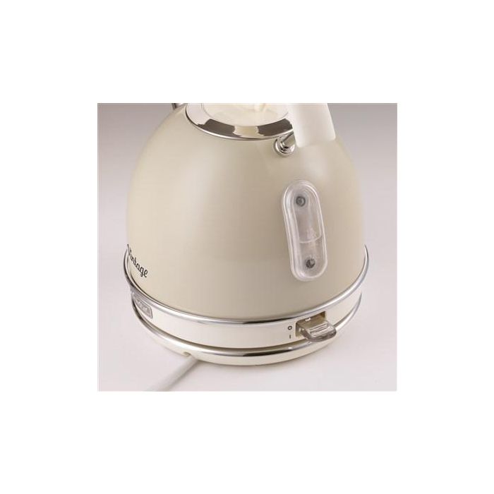 Ariete 2877/03 Hervidor Vintage Beige 1.7 Litros, Filtro Anti Cal, Apagado Automático