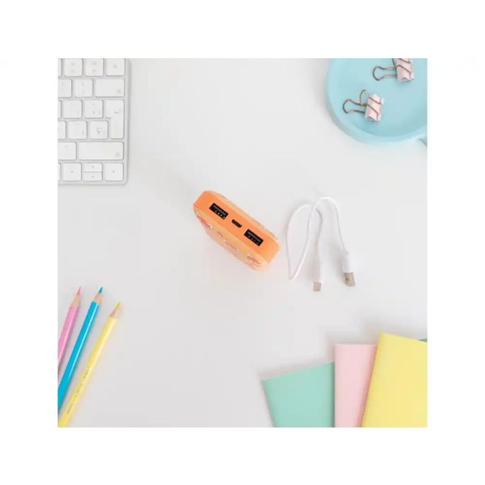 Wondee Batería Externa 10.000 mAh Panda Rojo - Energía Extra con Divertido Diseño 2