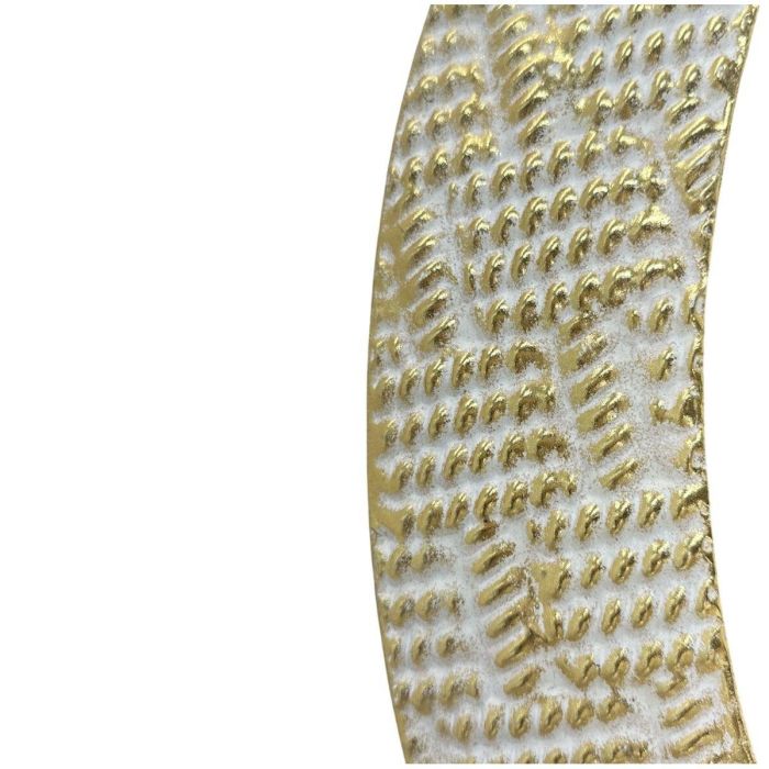 Espejo de pared Home ESPRIT Blanco Dorado Oriental 73 x 7 x 73 cm