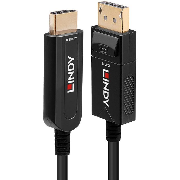 LINDY DP 1.2 auf HDMI 18G AOC Kabel, 30m 0 LINDY DP 1.2 auf HDMI 18G AOC Kabel, 30m 0