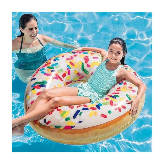 Flotador rueda donut blanco caramelos 99x25 cm (+ 9 años) - modelos surtidos 12