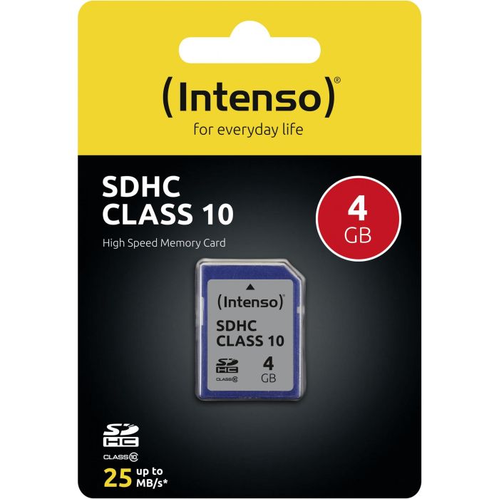 Intenso SDHC-Card 4GB, Class 104GB SDHC, 4 GB, SDHC, Class 1