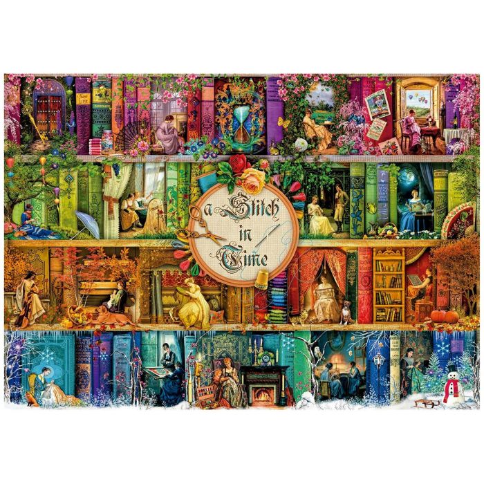 Educa Puzzle de 3000 piezas A Stitch In Time, recomendado para edades de 14 a 99 años, caja y producto multilingüe 1 Educa Puzzle de 3000 piezas A Stitch In Time, recomendado para edades de 14 a 99 años, caja y producto multilingüe 1