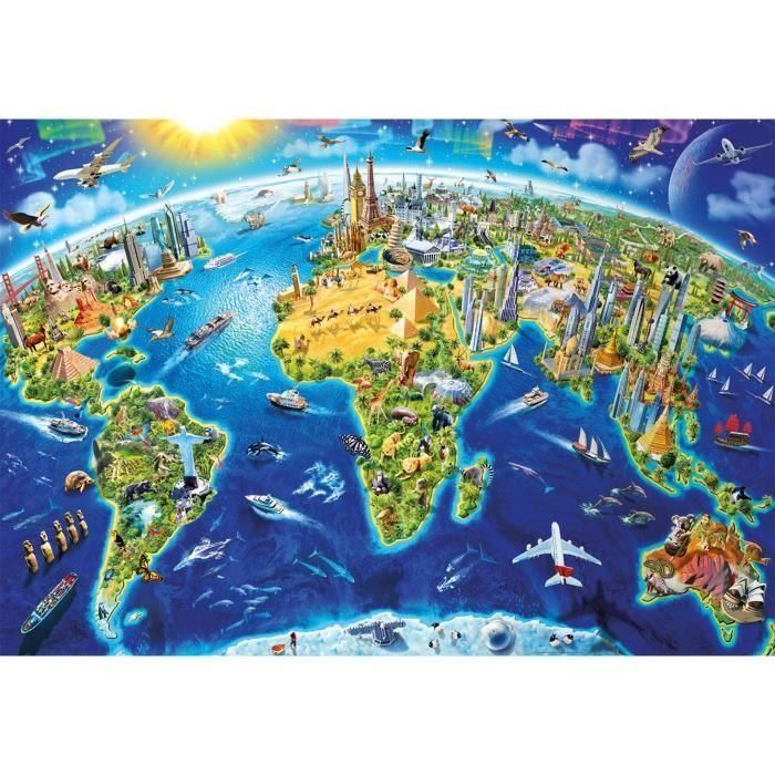 EDUCA - Puzzle Symbols of the World 2000pcs 1