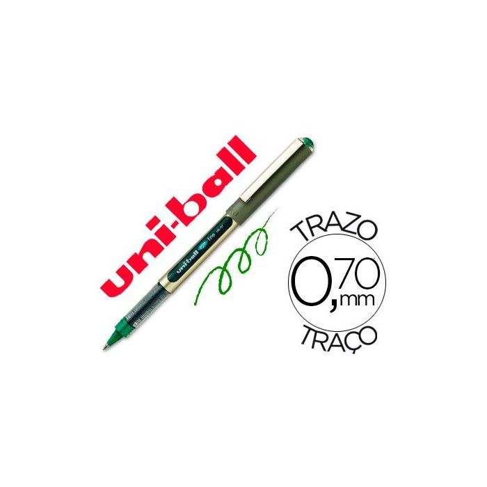 Uniball Rollerball Eye Fine Ub-157 0.7 mm Verde Caja 12 Ud