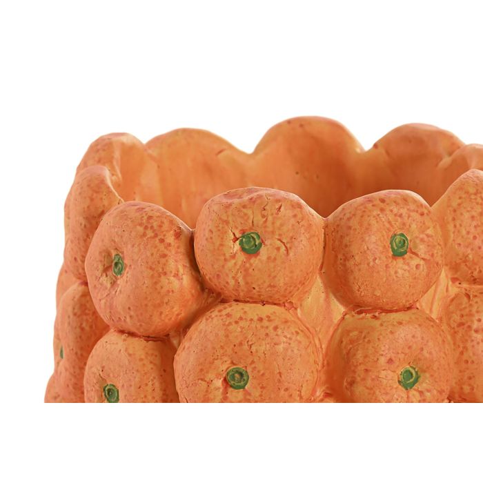 Jarron Tropical DKD Home Decor Naranja 17 x 20 x 17 cm (4 Unidades) 1 Jarron Tropical DKD Home Decor Naranja 17 x 20 x 17 cm (4 Unidades) 1