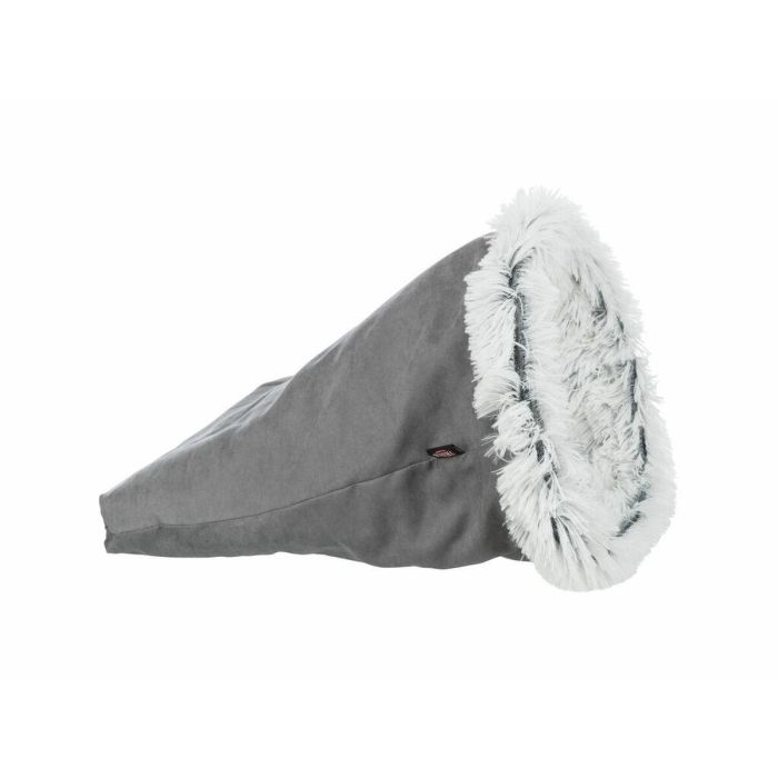 Cama para mascota Trixie Harvey Blanco Negro Gris Poliéster Felpa Ø 30 × 50 CM 4 Cama para mascota Trixie Harvey Blanco Negro Gris Poliéster Felpa Ø 30 × 50 CM 4