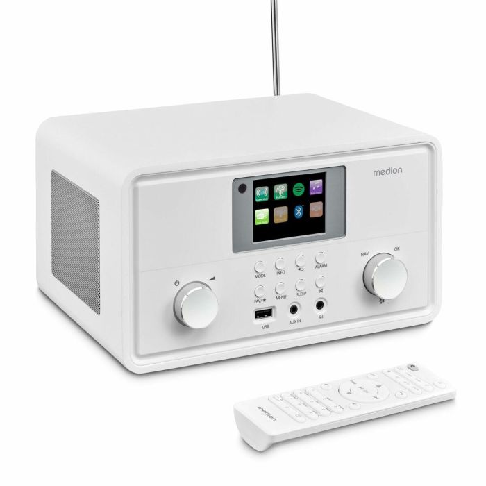 Medion MED1717434079310 Radio por Internet DAB+ Bluetooth 2 x 10 W RMS Blanco 13 Medion MED1717434079310 Radio por Internet DAB+ Bluetooth 2 x 10 W RMS Blanco 13