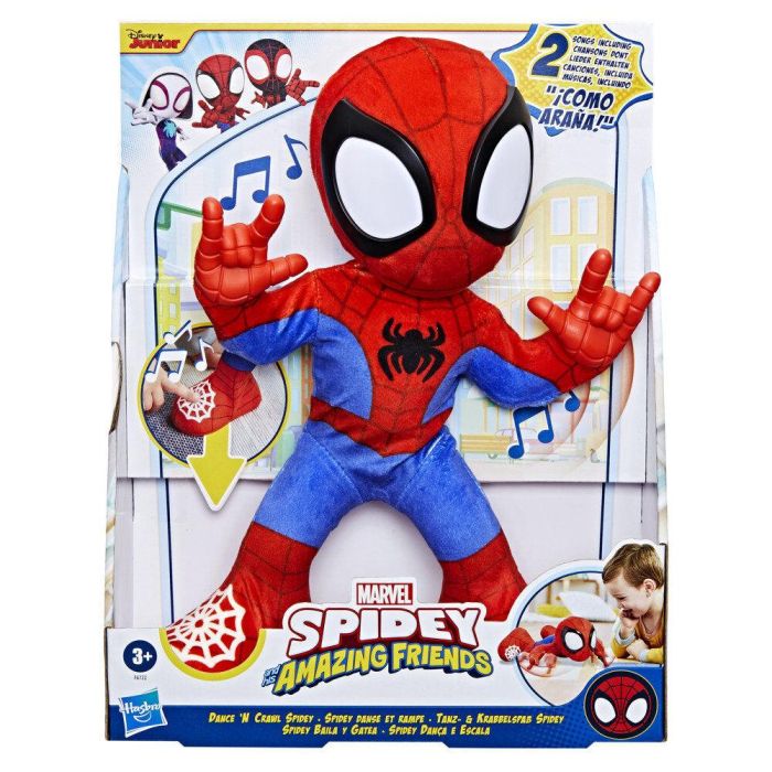 Hasbro F6722 Figura Electrónica Spidey Marvel: Canta, Baila, Gatea. Con Sonidos, Frases y 2 Canciones. Idiomas Español, Inglés y Más +3 años 15 Hasbro F6722 Figura Electrónica Spidey Marvel: Canta, Baila, Gatea. Con Sonidos, Frases y 2 Canciones. Idiomas Español, Inglés y Más +3 años 15