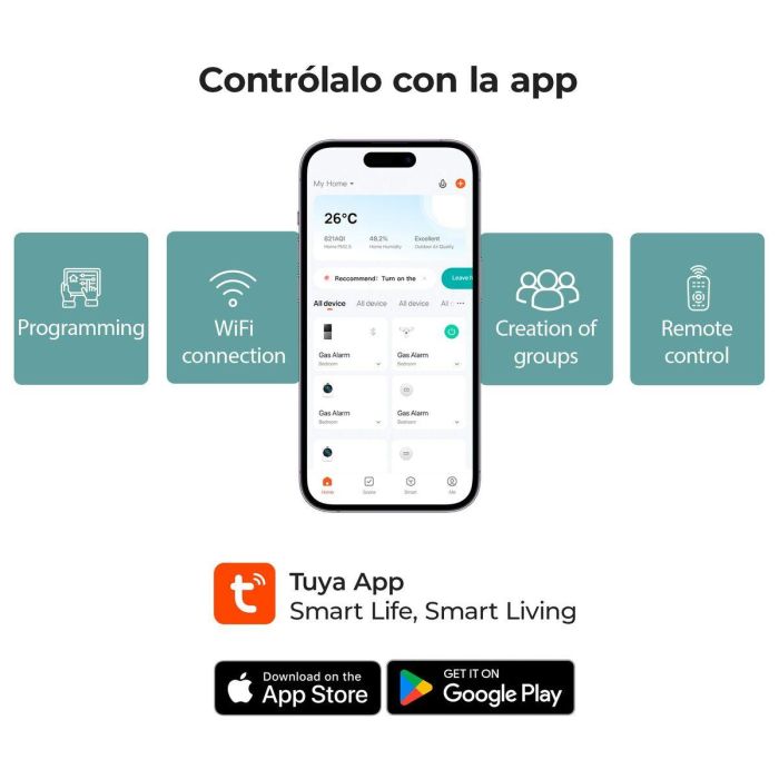 Enchufe Inteligente KSIX Smart Energy Slim WiFi 250V Blanco 6 Enchufe Inteligente KSIX Smart Energy Slim WiFi 250V Blanco 6