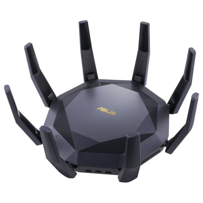ASUS RT-AX89X Router WiFi 6 AX6000 Dual Band Negro 8 Antenas 2.4GHz 5GHz Ethernet MU-MIMO Mesh 2 Puertos USB 3.0 2