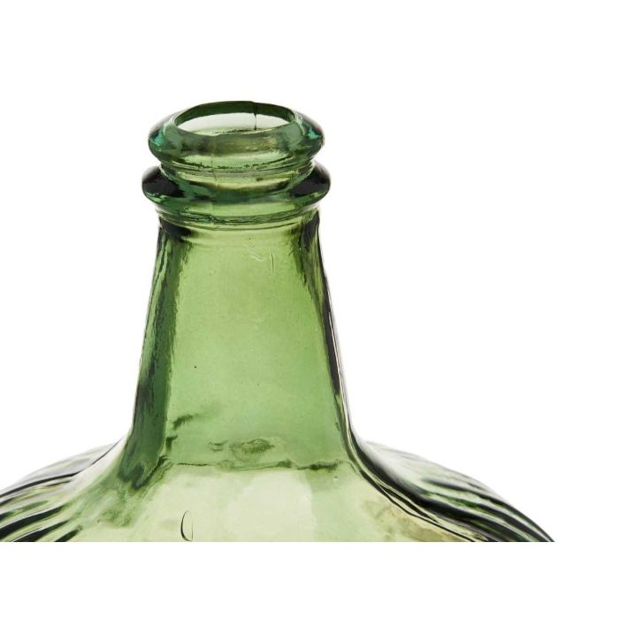 Botella Decorativa Vidrio Rayada 8L Verde Giftdecor 19.5x35.5x19.5 cm (2 Unidades) 3 Botella Decorativa Vidrio Rayada 8L Verde Giftdecor 19.5x35.5x19.5 cm (2 Unidades) 3