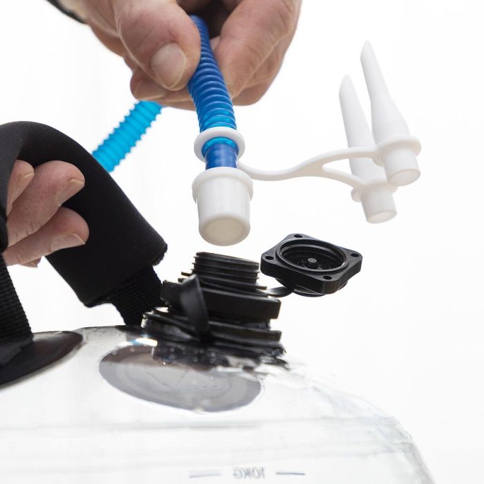 Pesa Rusa de Agua para Entrenamiento Fitness con Guía de Ejercicios Fibell InnovaGoods 2 Pesa Rusa de Agua para Entrenamiento Fitness con Guía de Ejercicios Fibell InnovaGoods 2
