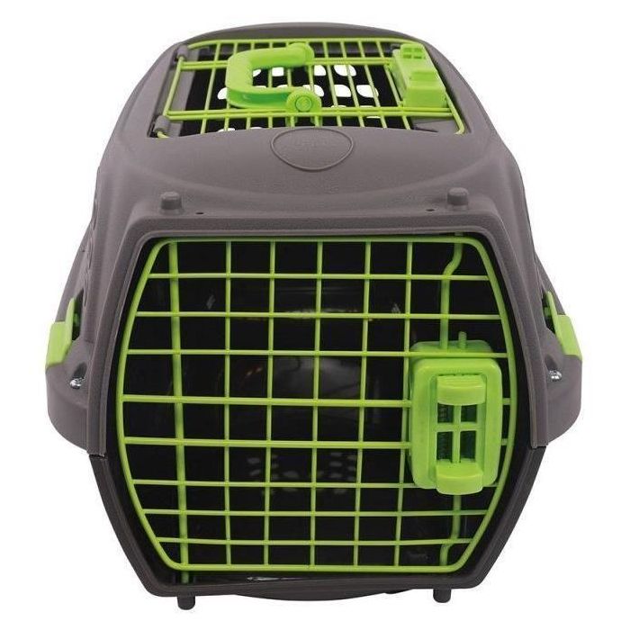M.PETS Jaula de Transporte para Gatos ECO GIRO - Jaula de Plástico - Talla M - Gris M.PETS Jaula de Transporte para Gatos ECO GIRO - Jaula de Plástico - Talla M - Gris