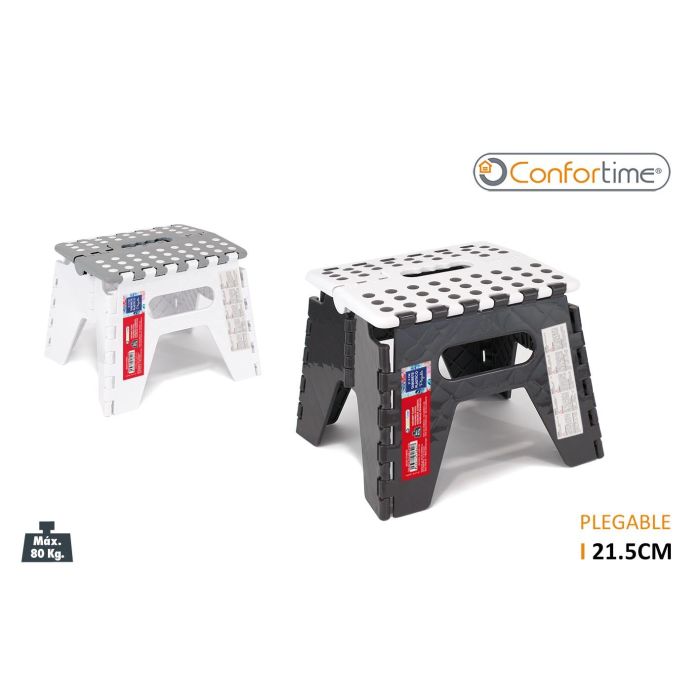 Confortime Taburete Plegable 21.5 cm - 28.2 x 33.3 x 3.7 cm (6 Unidades)