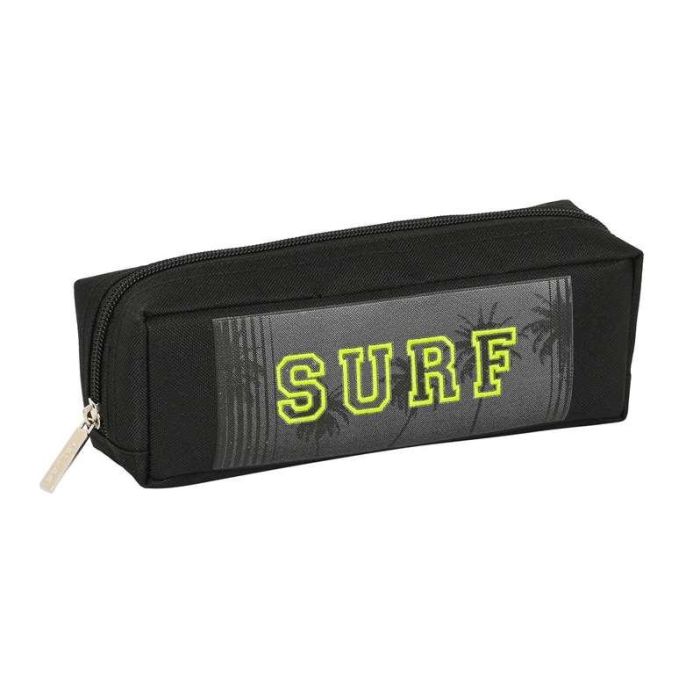 Estuche Escolar Safta Surf Negro (21 x 8 x 8 cm) 3 Estuche Escolar Safta Surf Negro (21 x 8 x 8 cm) 3