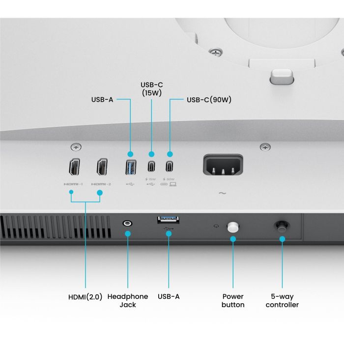 BenQ MA320U Monitor 80cm (32") 16:9 UHD USB-C HDMI DisplayPort Plateado con Altura Ajustable y Pivote 2 BenQ MA320U Monitor 80cm (32") 16:9 UHD USB-C HDMI DisplayPort Plateado con Altura Ajustable y Pivote 2
