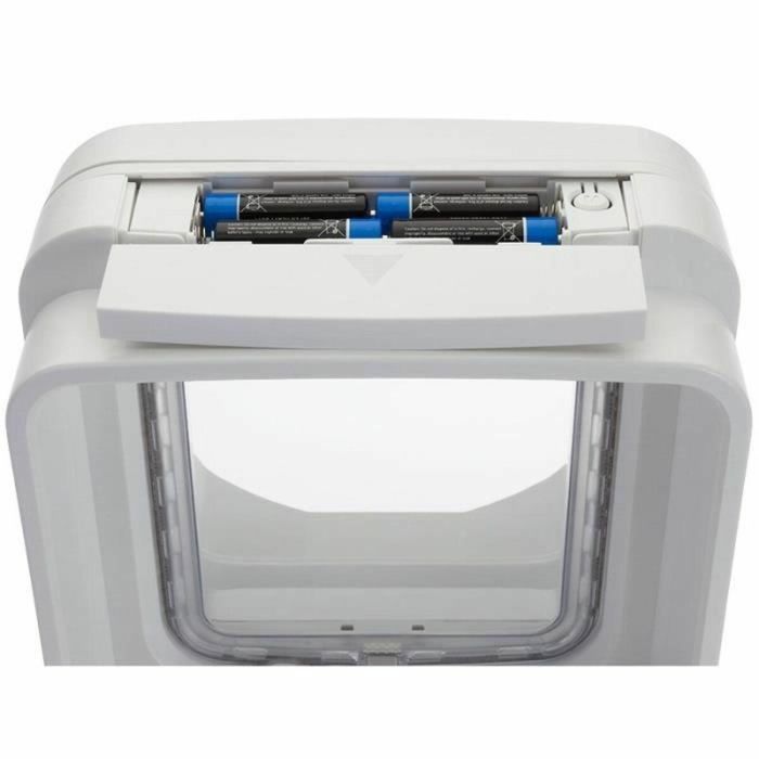 Sureflap DualScan Gatera electrónica con lector de microchip para hasta 32 gatos, control de acceso y salida, Blanca 2 Sureflap DualScan Gatera electrónica con lector de microchip para hasta 32 gatos, control de acceso y salida, Blanca 2