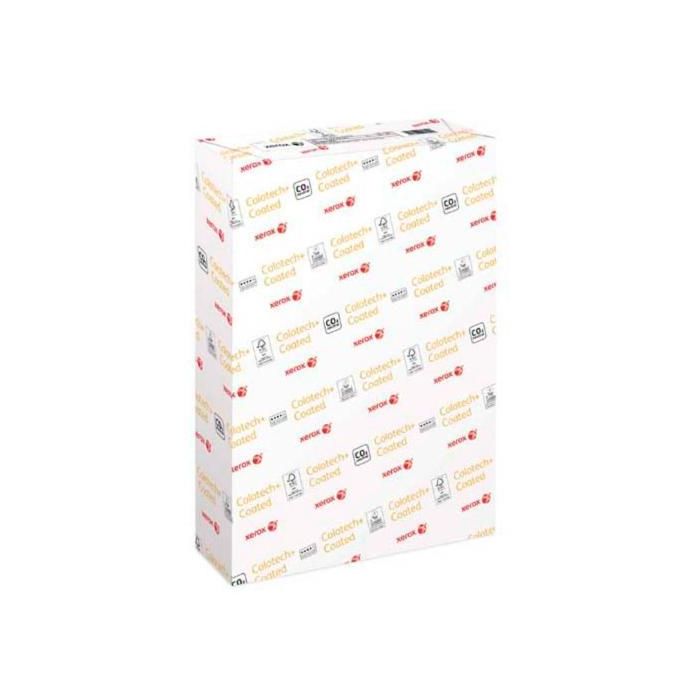 Xerox Papel Colotech + Gloss Din A4 130 gr Estucado 2 Caras Paquete 500H Blanco Brillo