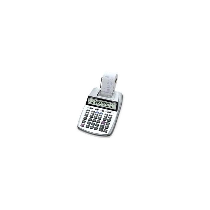 Canon P23-DTS Calculadora de Impresión Portátil, 12 Dígitos, Plata