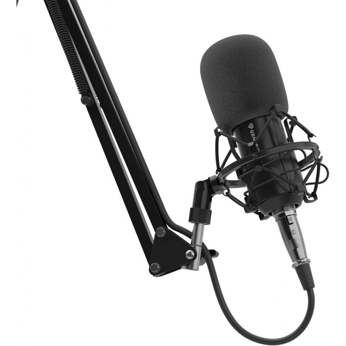 Genesis Radium 300 XLR Micrófono de Estudio Condensador Cardioide con Kit Completo Negro (No requiere Phantom 48V) 2 Genesis Radium 300 XLR Micrófono de Estudio Condensador Cardioide con Kit Completo Negro (No requiere Phantom 48V) 2