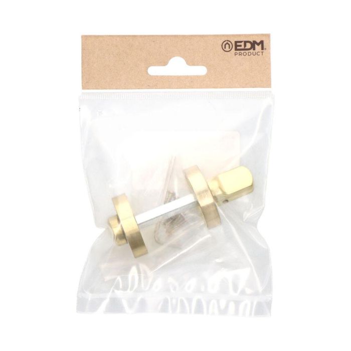 Edm Muletilla Roseta 707 Ø35 mm Latón Satinado Aluminio 1