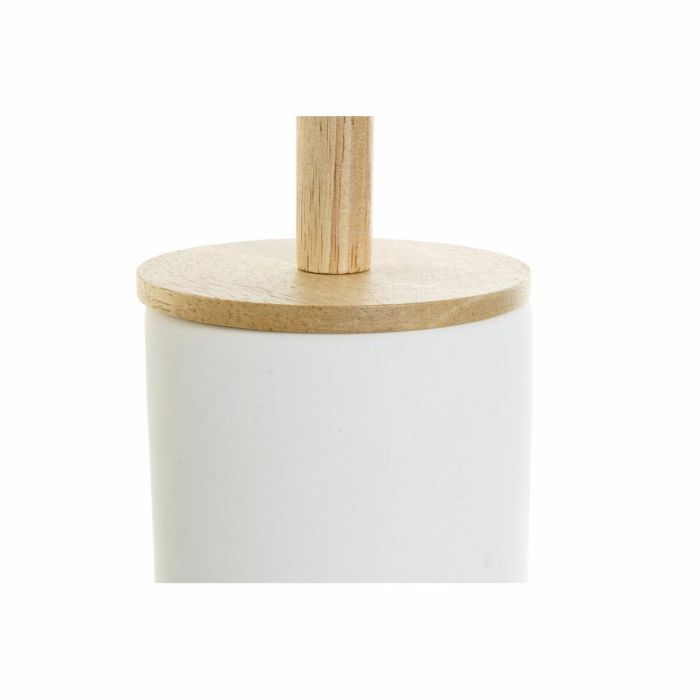 Escobillero Scandi DKD Home Decor Blanco Natural 10 x 38 x 10 cm 1