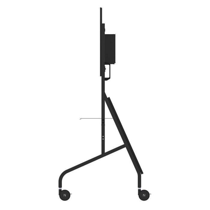 Neomounts FL50-575BL1 Display Trolley para Pantallas de 65-110", Max 125 kg, Altura Manual 129-139 cm, VESA 100x100-1100x600, Negro 12