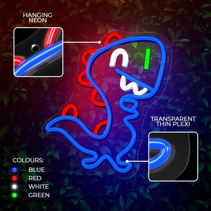 Lampara Forever Neon Led Jurassic Baby 4 Lampara Forever Neon Led Jurassic Baby 4