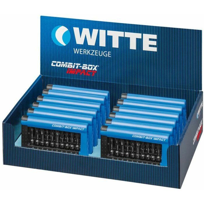 Juego de puntas WITTE COMBIT-BOX PH1 PH2 PZ1 PZ2 TX PH3 PZ3 10 Piezas (10 Unidades) 1