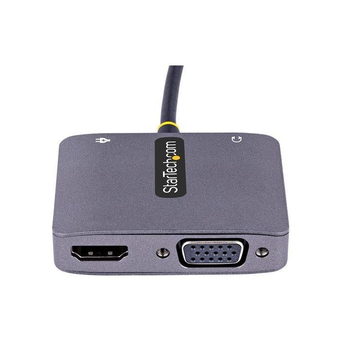 Adaptador USB C a VGA/HDMI Startech 122-USBC-HDMI-4K-VGA 2