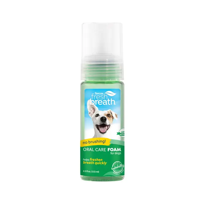 Tropiclean Fresh Breath Espuma Higiene Dental Menta 133 mL