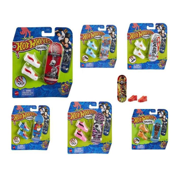 Mini monopatin hot wheels. incluye zapatos. 10 cm - modelos surtidos 15 Mini monopatin hot wheels. incluye zapatos. 10 cm - modelos surtidos 15
