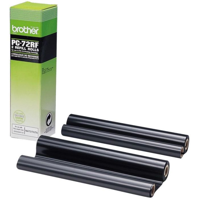 Brother Repuesto de Transferencia Térmica para Fax T104/106, 2 Bobinas, 140 Páginas 1