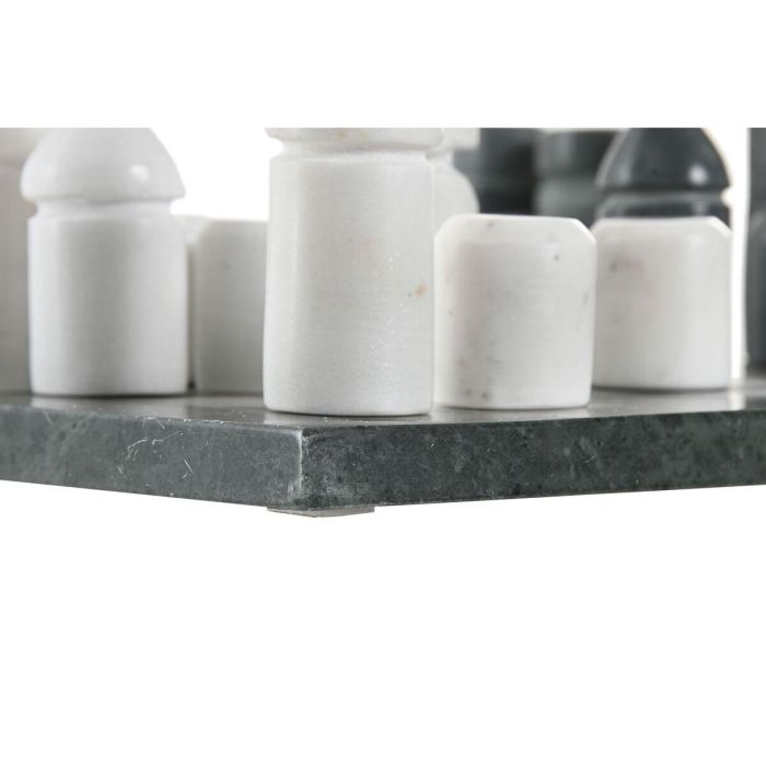 DKD Home Decor Juego de Mesa Ajedrez Moderno de Mármol y Latón Verde y Blanco 35.5 x 35.5 x 1.5 cm 1 DKD Home Decor Juego de Mesa Ajedrez Moderno de Mármol y Latón Verde y Blanco 35.5 x 35.5 x 1.5 cm 1