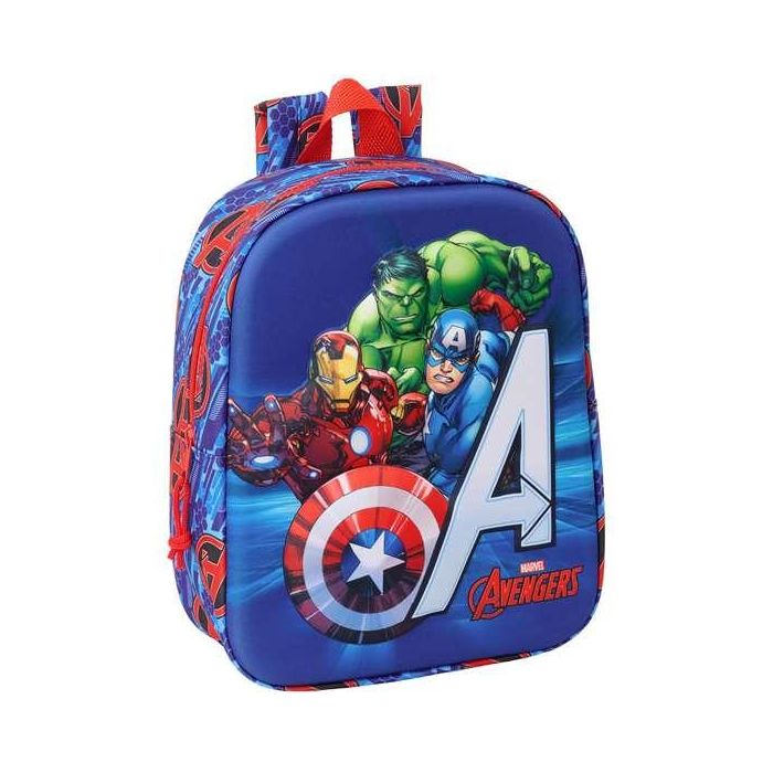 Safta Mochila Guarderia 3D Avengers 3D 22x27x10 cm