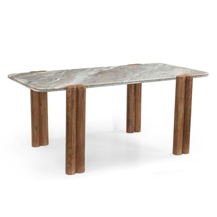Mesa de Comedor Home ESPRIT Mármol Madera de mango 180 x 90 x 76 cm 1 Mesa de Comedor Home ESPRIT Mármol Madera de mango 180 x 90 x 76 cm 1