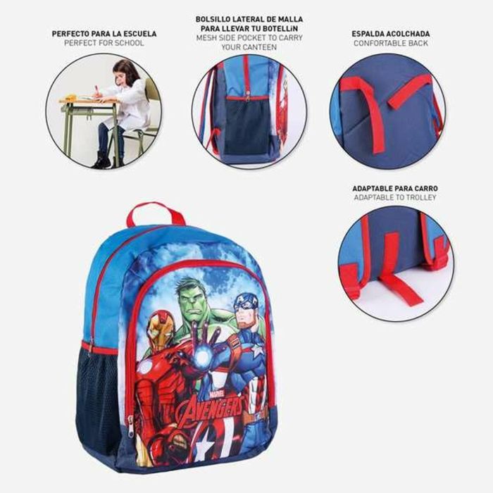 Mochila Escolar The Avengers Multicolor 4