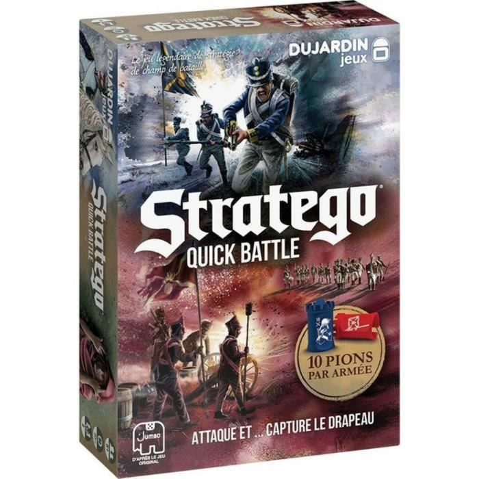 Dujardin Juego de mesa Stratego Quick Battle - Edición Rápida con Stratego Duel y Barrage