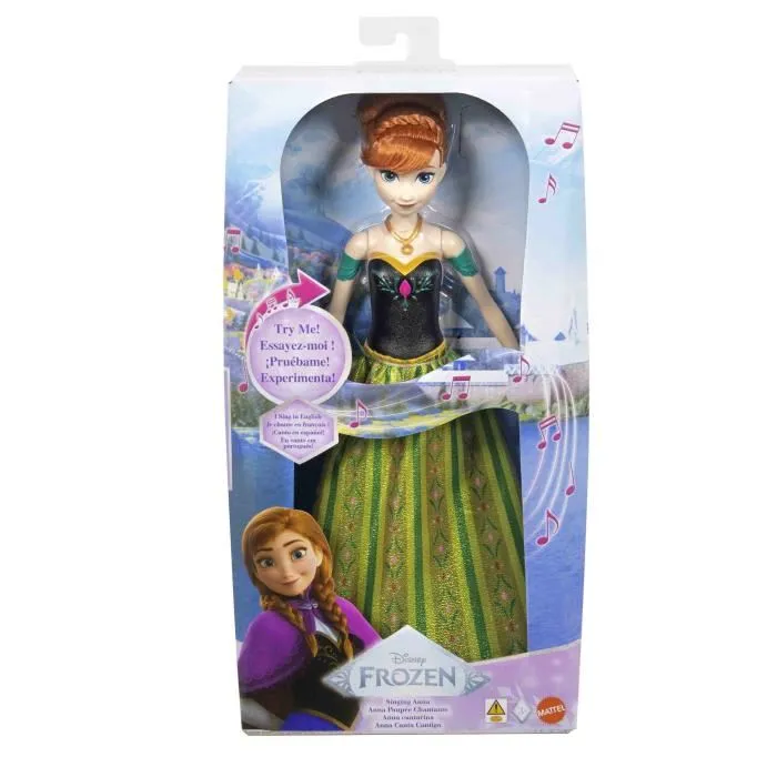 Disney Frozen Muñeca Anna Cantante MATJDX49 3 Disney Frozen Muñeca Anna Cantante MATJDX49 3