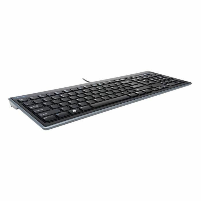Kensington Teclado Advance Fit USB Ultraplano 19mm Francés Negro Mate, Cable 190cm, Compatible con Windows 8, Teclas Multimedia Plug & Play 1