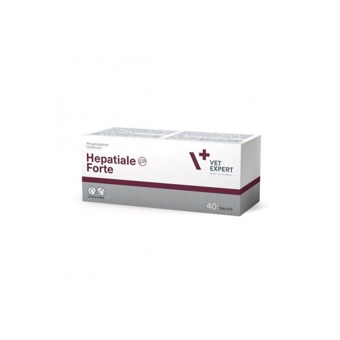 Hepatiale Forte, Suplemento Hepático para Perros y Gatos, 40 Comprimidos