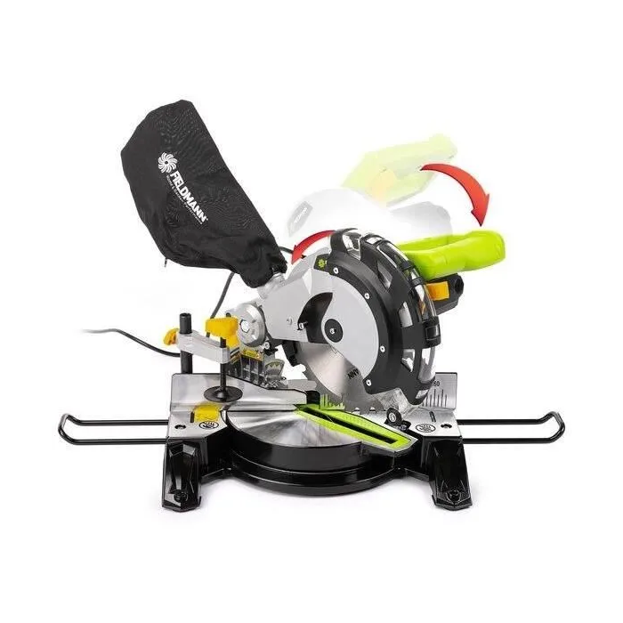 Fieldmann FIE8590669367726 Sierra Ingletadora 1450 W 210 mm para Madera Verde 3