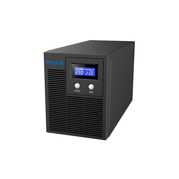 PHASAK SAI 1060VA Protekt Torre Interactivo con AVR, toma protegida y slot SNMP 0 PHASAK SAI 1060VA Protekt Torre Interactivo con AVR, toma protegida y slot SNMP 0
