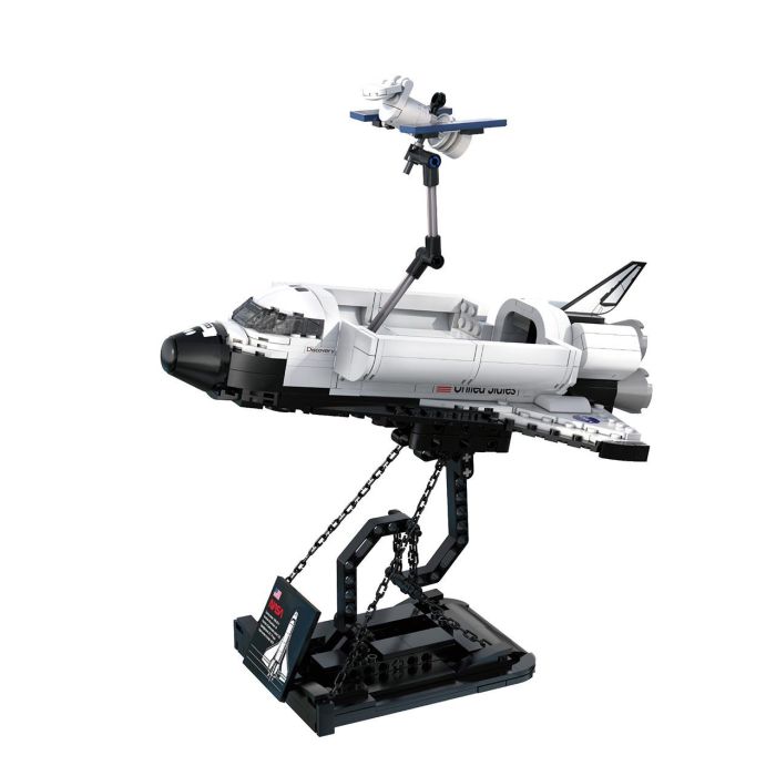 DEQUBE Space Shuttle Discovery C56051W 475 Piezas - NASA Escala 1:320 con Telescopio Hubble (Licencia Oficial) 2 DEQUBE Space Shuttle Discovery C56051W 475 Piezas - NASA Escala 1:320 con Telescopio Hubble (Licencia Oficial) 2
