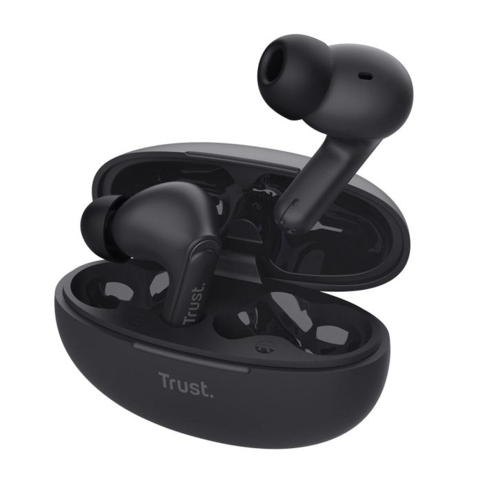 Auriculares Bluetooth Trust Yavi ENC con estuche de carga/ Negros Auriculares Bluetooth Trust Yavi ENC con estuche de carga/ Negros