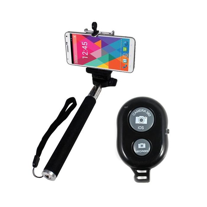 Phoenix technologies Mando Inalámbrico Bluetooth para Selfies, Compatible con Android e iOS 1