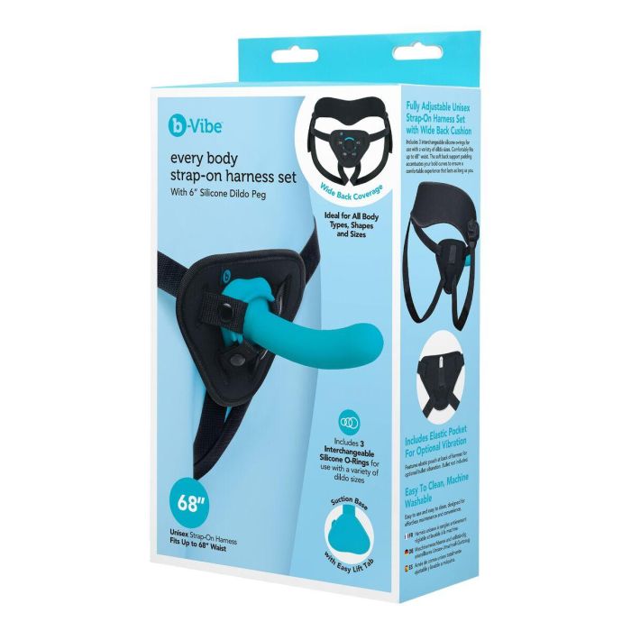 Consolador con arnés B-Vibe 1 Consolador con arnés B-Vibe 1